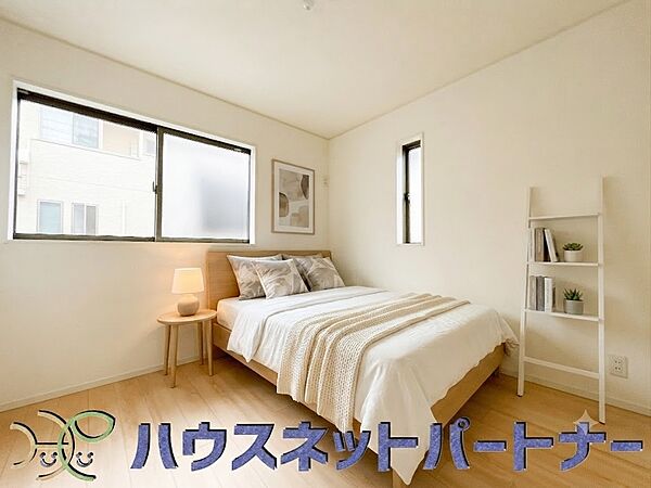 ベッドを置いて主寝室をイメージ。※画像はイメージです