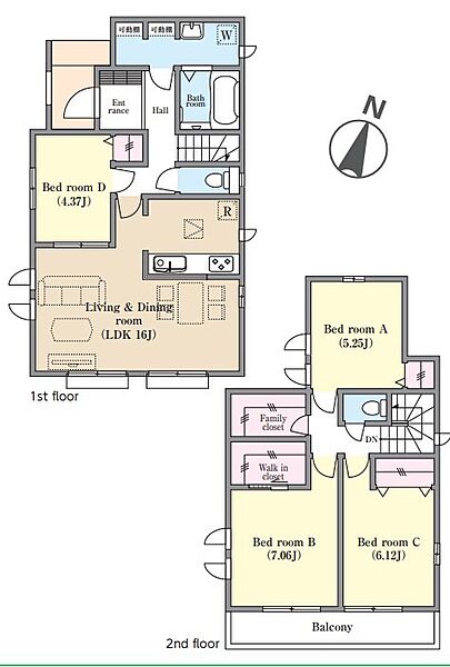 間取りを拡大表示