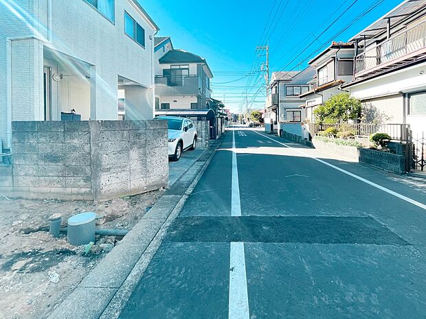 前面道路約6mに接道しています。