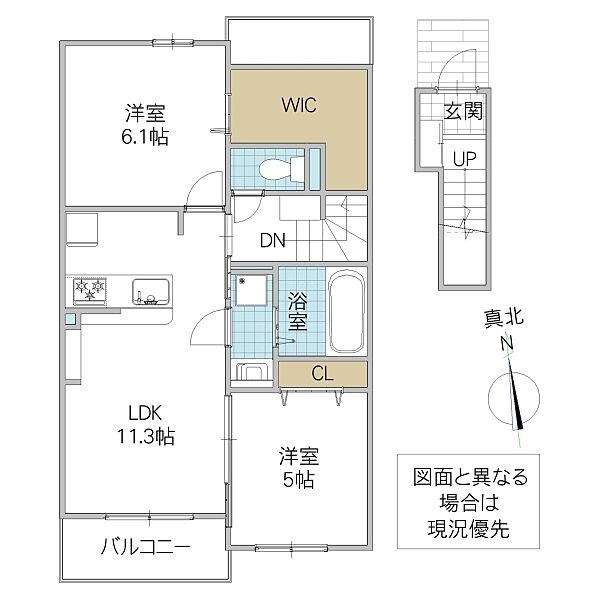 同じ建物の物件間取り写真 - ID:208009288894