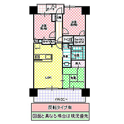 レヴィールガーデンつくばみらい平 8階3LDKの間取り