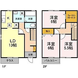 間取図画像 3LDK