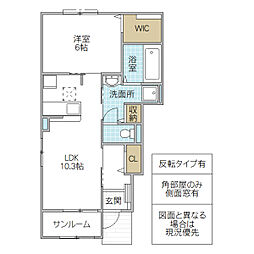 KZwillA 1LDKの間取図画像