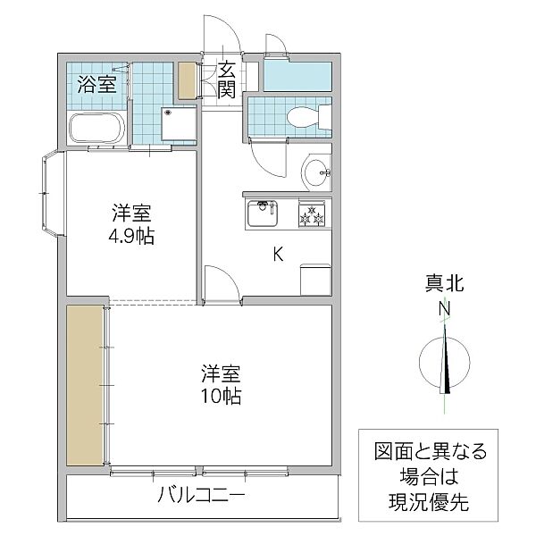 同じ建物の物件間取り写真 - ID:208009374876