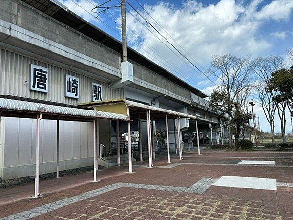 湖西線唐崎駅 1240m