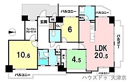 間取図画像 3LDK