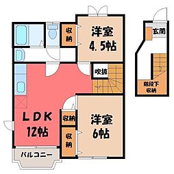 東武伊勢崎線 剛志駅 4km