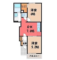 JR両毛線 国定駅 4.2km