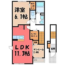 東武伊勢崎線 新伊勢崎駅 徒歩13分
