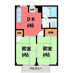 シティーハイツ小八木 B 2階/-