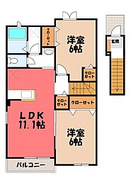 上信電鉄 佐野のわたし駅 徒歩9分 2階/-