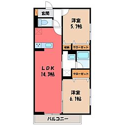 D-ROOM古市町 1階/-