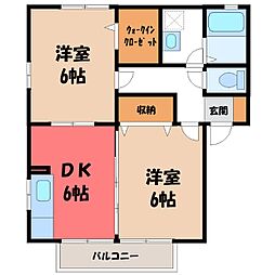 フォンティーヌ B 1階/-