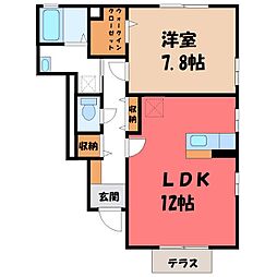 ローズコート A 1階