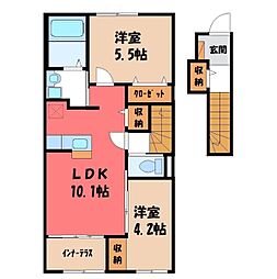 JR信越本線 北高崎駅 徒歩33分 2階/-