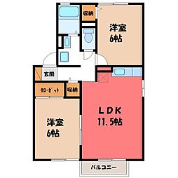 ラフィーネ安野 A 2階/-