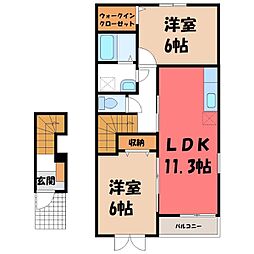 ヴィラ フォレスト B 2階