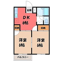 ガーデンヒルズ 2階