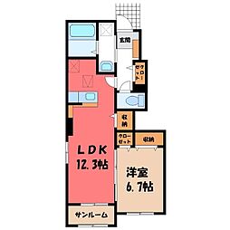リポーゾ 1階/-