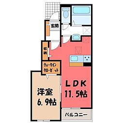 ヒカルサ深谷ウエスト 1階/-