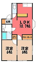 リブレス桐生堤町 A 2階