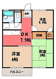 下佐野第2コーポ 2階