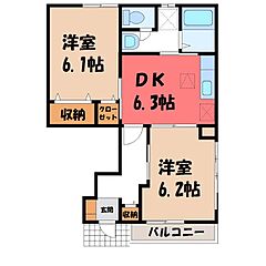 物件の間取り