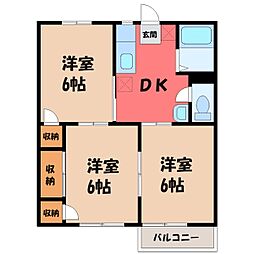 東武伊勢崎線 剛志駅 4.1kmの賃貸アパート