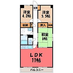 東武伊勢崎線 伊勢崎駅 3.2kmの賃貸マンション