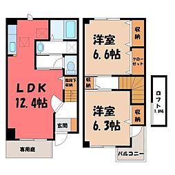 東武伊勢崎線 剛志駅 4.5km