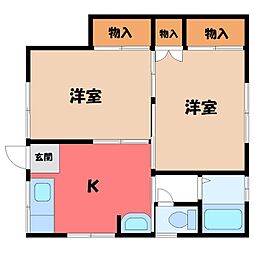 JR東北本線 古河駅 バス30分 下尾崎下車 徒歩12分の賃貸アパート