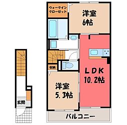 JR東北本線 野木駅 徒歩19分 2階/-