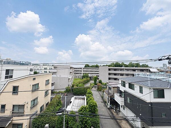南東向きの明るい眺望は、遮るものがない環境。日中もバルコニーに陽の光が入り込みます。実際に現地でご確認ください！