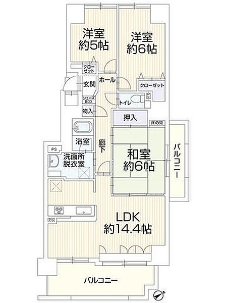 間取り：301000110436