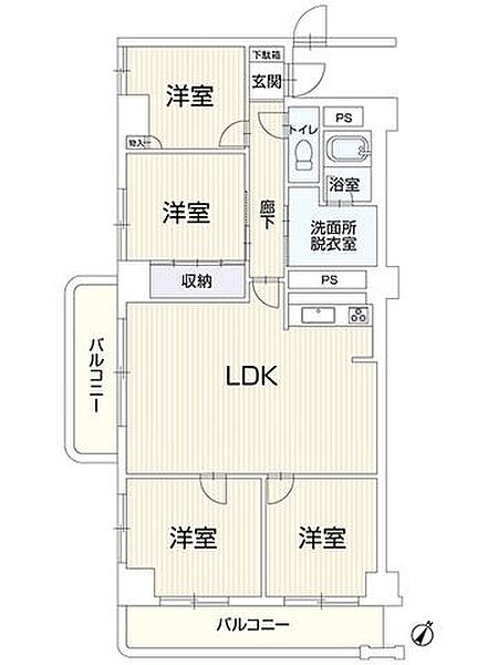 間取りを拡大表示