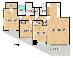 間取図画像 3LDK