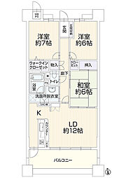 間取図画像 3LDK