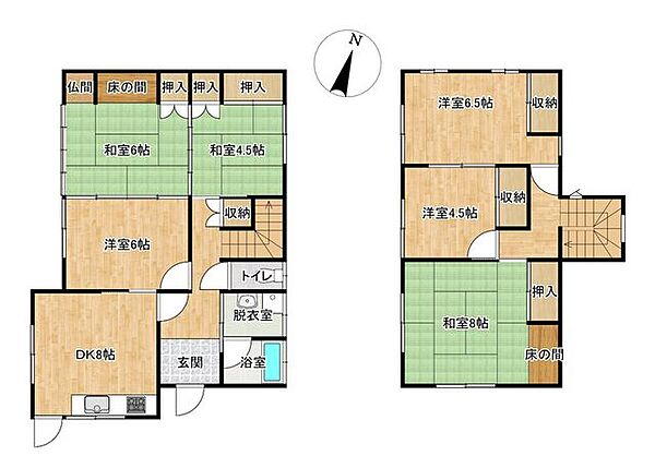間取りを拡大表示