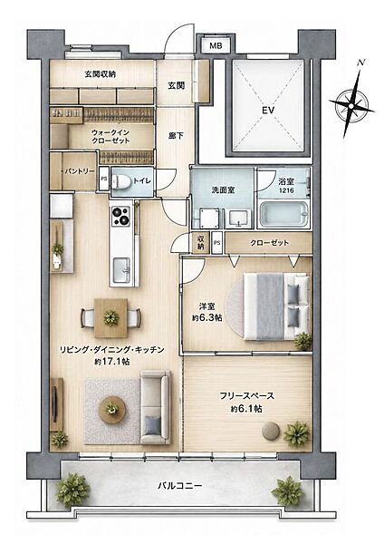 間取り：323000524097