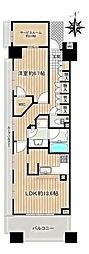 シティハウス伏見駅前 1SLDKの間取図画像