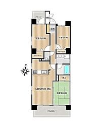 間取図画像 3LDK