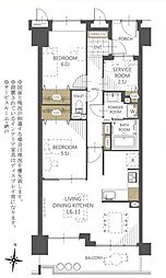 間取図画像 2SLDK
