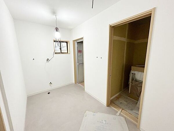【リフォーム中】洗面所は2坪分の広さに拡張します。洗面台はパナソニック製の新品に交換します。