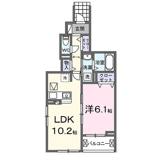 同じ建物の物件間取り写真 - ID:223032588987