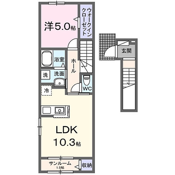 同じ建物の物件間取り写真 - ID:223032289758