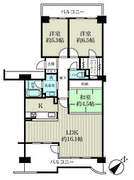 間取図画像 3LDK