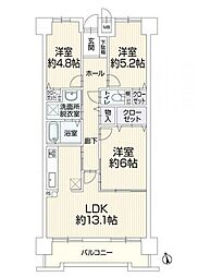 間取図画像 3LDK
