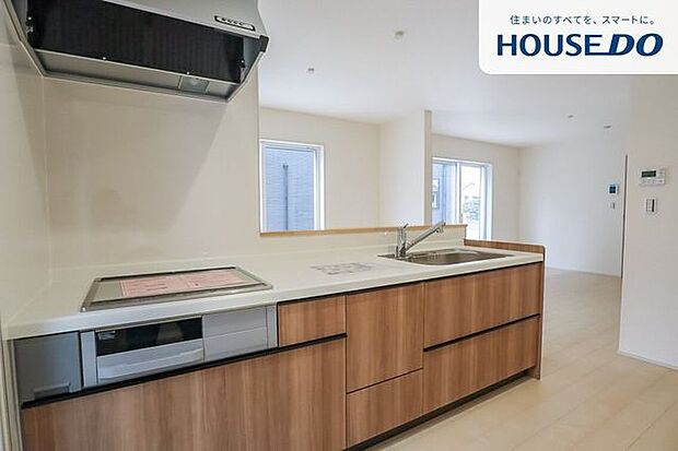 作業スペースが広く使いやすいキッチン