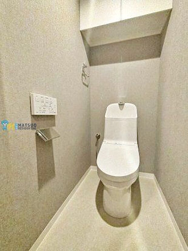 新規交換されたトイレです。