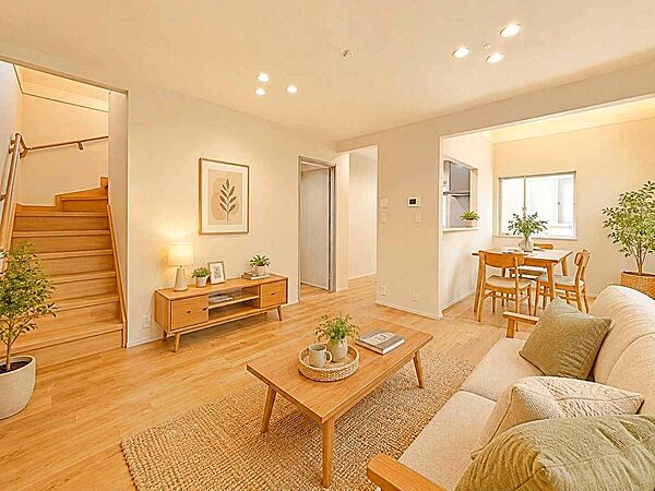 ※掲載の室内写真はCGによるホームステージング加工を施しております。家具・調度品等はイメージであり、実際には設置されておりません。
